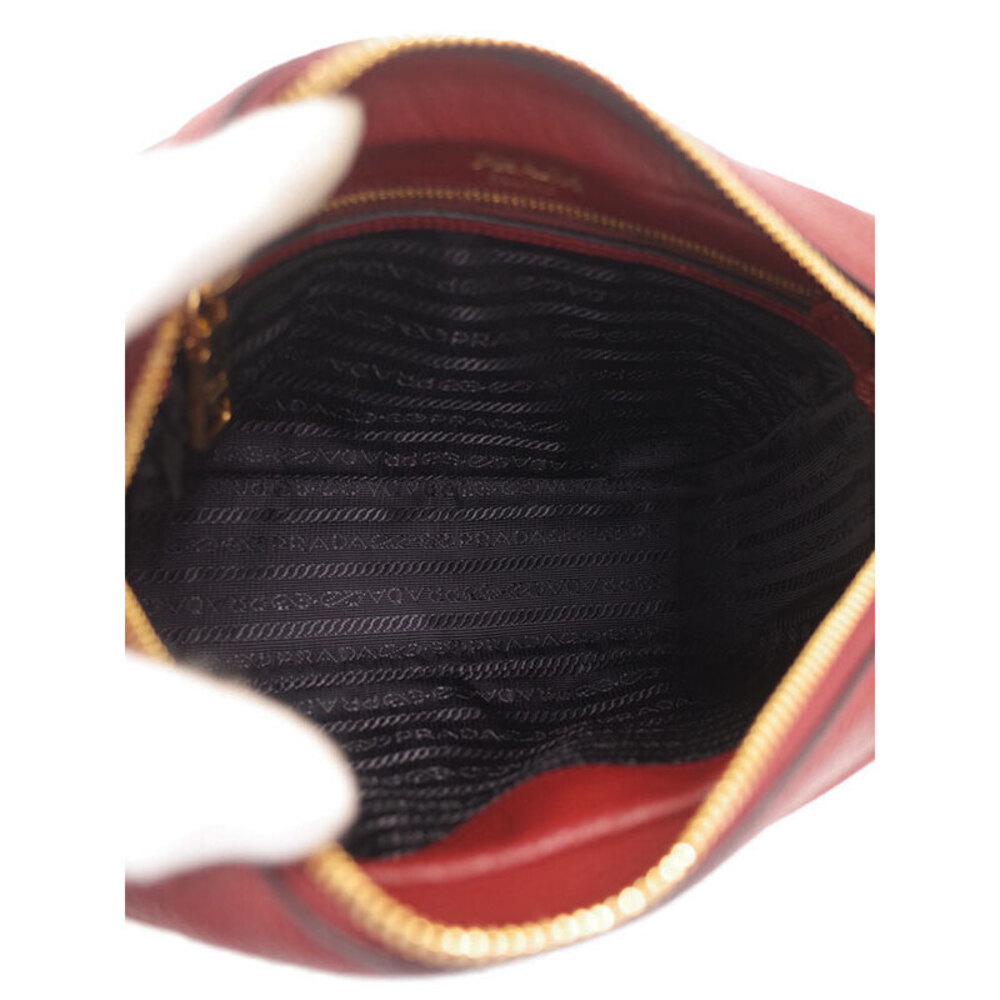 Prada Vitello Phenix leather crossbody camera bag red - Picture 3 of 9